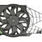 GMV radiator electroventilator Fiat Linea, 06.2007-2015, motor 1.3 D Multijet, 1.6 D Multijet, diesel, cutie manuala, cu AC, 360 W; 385 mm; (2 +2) pi