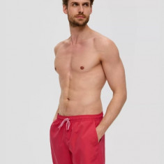 Pantaloni scurti barbati pentru inot cu croiala Regular fit, Roz, XL