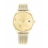 Tommy Hilfiger 1782606 Tea Ceas Damă cu Brățară Metalică Aurie