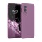 Husa Kwmobile pentru OnePlus Nord 2 5G, Silicon, Mov, 56070.235