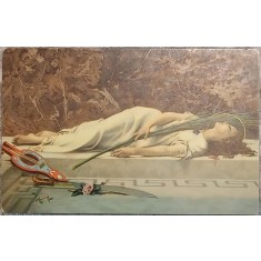 Pictura de Etienne Gautierr - Sf. Cecile, vedere litho Stengel