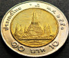 Moneda bimetalica 10 Baht - THAILANDA, anul 1998 *cod 226 D, Asia
