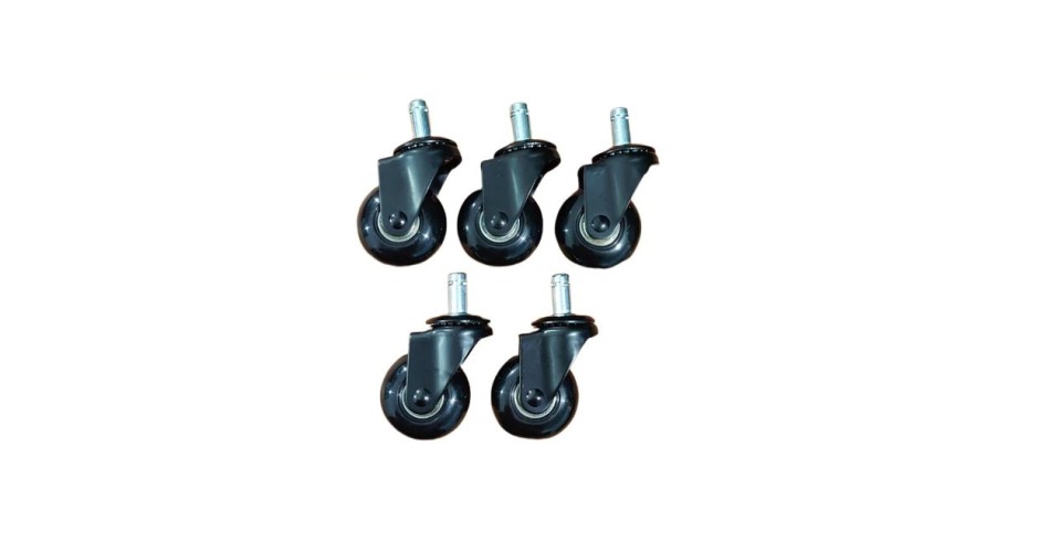 Set 5 roti silicon, universale, pentru scaun birou, gaming, 2 inch ...