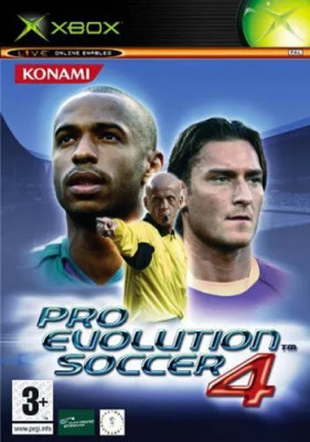 Joc Pro Evolution Soccer 4 Xbox-Xbox 360 de colectie retro foto