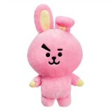 Jucarie de plus iepuras Cooky roz, moale si simpatica, 26 cm