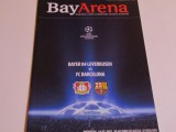 Program meci fotbal BAYER 04 LEVERKUSEN-FC BARCELONA(Champions League 2012)