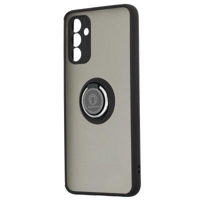Husa glinth magnet auto si inel rotativ compatibila cu samsung galaxy a13 5g, htpmag, black foto