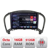 Navigatie Nissan Juke 2010-2015 Edotec Kit-JUKE 8 core QLED 2K 16+512 360 Android Waze USB Navigatie Internet Youtube Radio CarStore Technology
