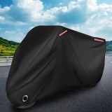 Prelata husa neagra motocicleta scuter Oxford 6XL 330x120x160cm 100 lei, 5XL 310x110x150cm 90 lei, 4XL 295cmx140cm&shy;x110cm 80lei, elastic
