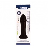 Dildo Anal Negru cu Ventuza X-Men, 27cm, 7.6cm Diametru - Realist, PVC, pentru Sex Anal