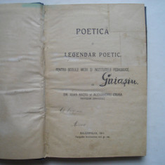 Poetica si legendar poetic - Ioan Ratiu, Alexandru Ciura (1911)