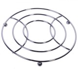 Suport Cratite Metalic, 20cm, Rezistență Termică P&acirc;nă la 150║C, Argintiu, Oem