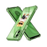 Husa antisoc pentru motorola moto g35, airbag pro, clear, working girl