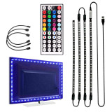 Cumpara ieftin Banda Led RGB pentru TV 4 X 50 Cm