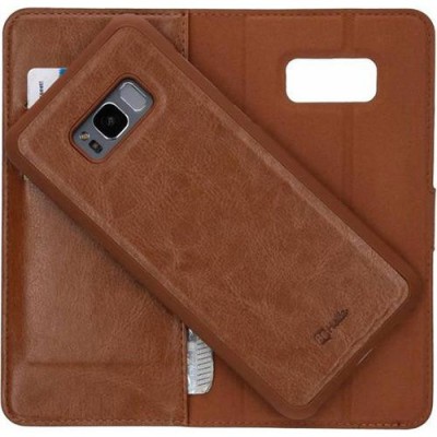 Husa Telefon Wallet Case Samsung S8+ g955 2in1 Brown BeHello foto