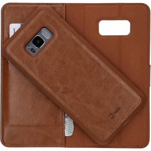 Husa Telefon Wallet Case Samsung S8+ g955 2in1 Brown BeHello