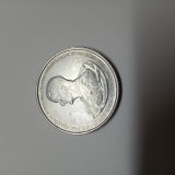 Di.184. Moneda 5 Pengo 1943 comemorativa A 75 aniversare Amiralul Horthy