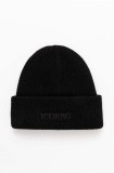 Iceberg caciula de lana culoarea negru, de lana, din tricot gros, 30&nbsp;437&nbsp;079