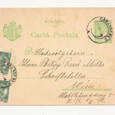 R1 Romania - Carta postala , Caransebes-Wien , circulata 1931