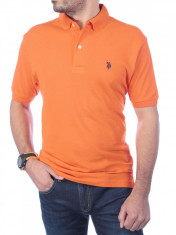 Tricou polo U.S Polo Assn - 6012941029-115 Portocaliu - Barbat foto