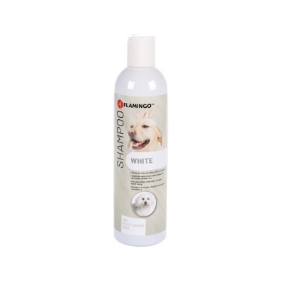 SAMPON PENTRU CAINI CU BLANA ALBA FLAMINGO 300ML foto