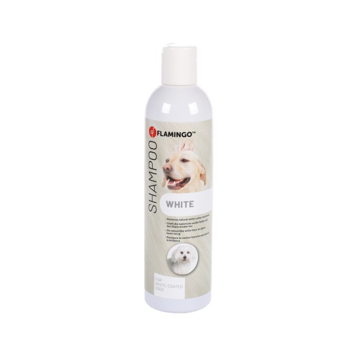 SAMPON PENTRU CAINI CU BLANA ALBA FLAMINGO 300ML