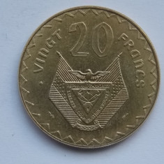 20 francs 1977 Rwanda-XF