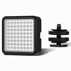 Lampa video cu 64 LED-uri, pentru Aparatele Foto / Video foto