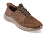 Pantofi sport SKECHERS maro, GARNER, din material textil