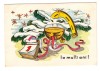 CPIB 20224 CARTE POSTALA - FELICITARE DE ANUL NOU. CALENDAR, POTCOAVA, SAMPANIE