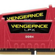 Memorii Corsair Vengeance LPX Red DDR4, 2x8GB, 3200 MHz, CL 16