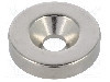 Magnet neodim, 4mm, 18mm, ELESA+GANTER - GN 55.1-ND-18-4.5-4