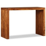 Cumpara ieftin Masa consola, lemn masiv cu finisaj tip miere, 110x40x76 cm