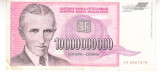M1 - Bancnota foarte veche - Fosta Iugoslavia - 10000000000 dinarI - 1993