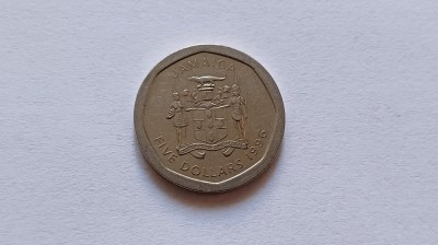 Jamaica-5 Dollars 1996 foto