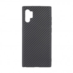 Husa Telefon Silicon Samsung Galaxy Note 10+ n975 Black Carbon