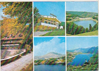 bnk cp Judetul Hunedoara - Vedere - circulata - marca fixa foto