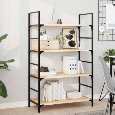 Rafturi suspendate 4 buc. 60x40x2 cm lemn masiv acacia netratat foto