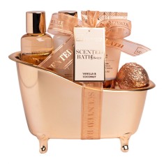 Set 4 produse de ingrijire Scented Bath Bronze, IDC Institute 12131, 320 ml foto