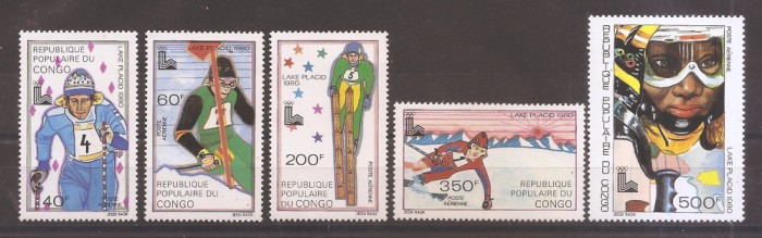 Congo 1979 - J.O. de iarnă - Lake Placid (1980), PA, MNH