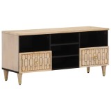 Cumpara ieftin Comoda TV, 100x33x46 cm, lemn masiv de mango