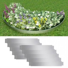 Set 10 separatoare flexibile pentru gazon, o?el galvanizat, 100 x 15cm foto