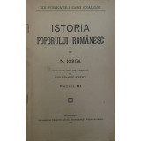 ISTORIA POPORULUI ROMANESC de N. IORGA , 1925