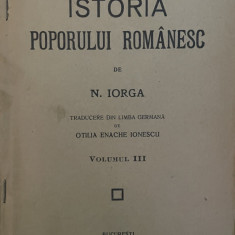 ISTORIA POPORULUI ROMANESC de N. IORGA , 1925
