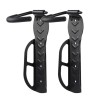 Set 2x Suport Bicicleta Perete Otel Dactylion, Antiderapant, Anti-zgarieturi, Universal, Negru, Accesorii Incluse