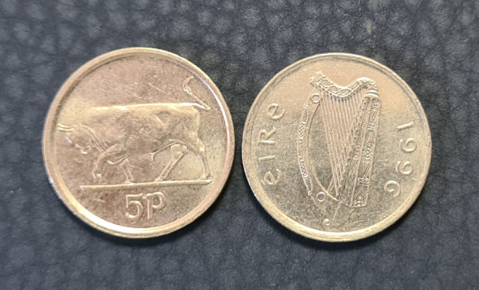 Irlanda 5 pence 1996
