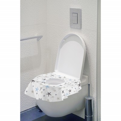 Set 10 protectii igienice de unica folosinta pentru colac toaleta babyjem foto