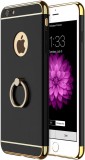 Husa iPhone 7 Plus Elegance Luxury 3in1 Ring Neagra, Protectie Completa, Anti-Zgarieturi, Bumper Cromat