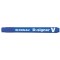Set 10 Markere Permanente DONAU D-Singer U, Varf Tesit, Scriere 2-4 mm, Albastru, Marker Permanent, Accesorii Birou, Instrumente de Scris