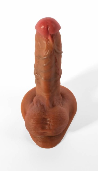 Surpriza lui Mihai - Dildo cu Vene Realistice și Testicule, 15.5x3 cm